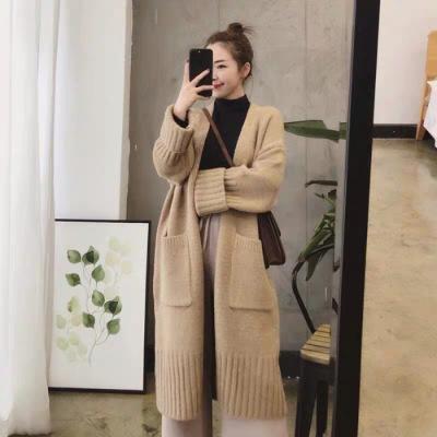 Loose And Lazy Style Mid-length Thick Sweater