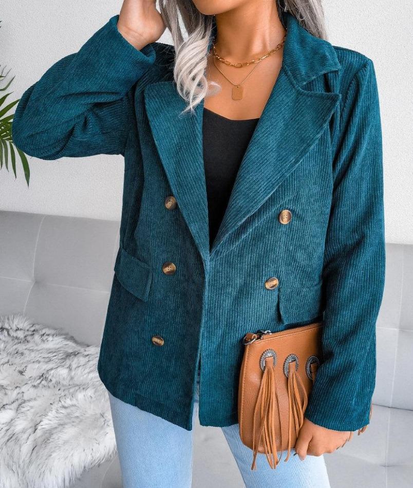 Double-breasted Small Blazer Jacket