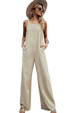 Load image into Gallery viewer, Suspender Backless Casual Sleeveless Women&#39;s Jumpsuit
