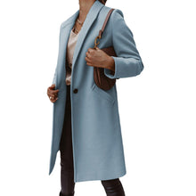 Load image into Gallery viewer, A Mid-length Coat With Solid Lapels
