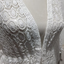Load image into Gallery viewer, Lace And Ball-edge Drawstring Cover Ups
