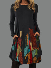 Load image into Gallery viewer, New Long-sleeved Ethnic Style Spring And Autumn Women&#39;s Dress
